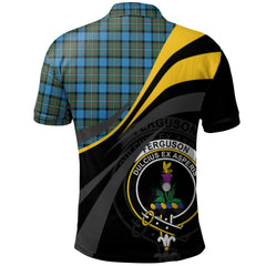 Clan Fergusson Ancient Tartan Polo Shirt - Royal Coat Of Arms Style OK68 Fergusson Ancient Tartan Tartan Polo   