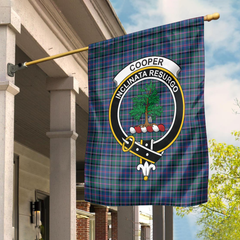 Clan Cooper Ancient Tartan Crest 2 Garden Flag ME25 Clan Cooper Tartan Today   