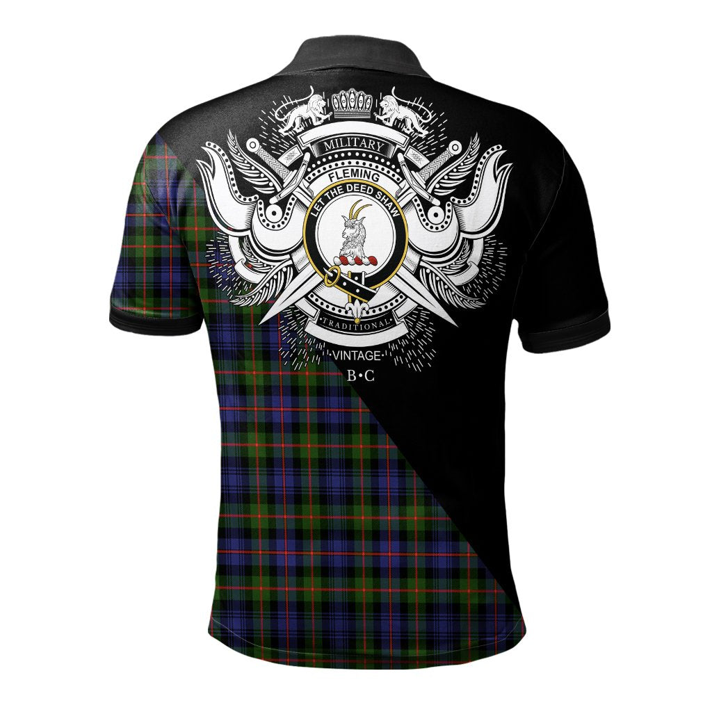 Clan Fleming Clan - Military Polo Shirt OW20 Fleming Tartan Tartan Polo   