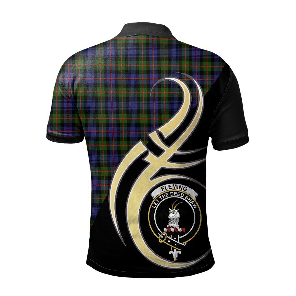 Clan Fleming Tartan Polo Shirt - Believe In Me Style JP54 Fleming Tartan Tartan Polo   