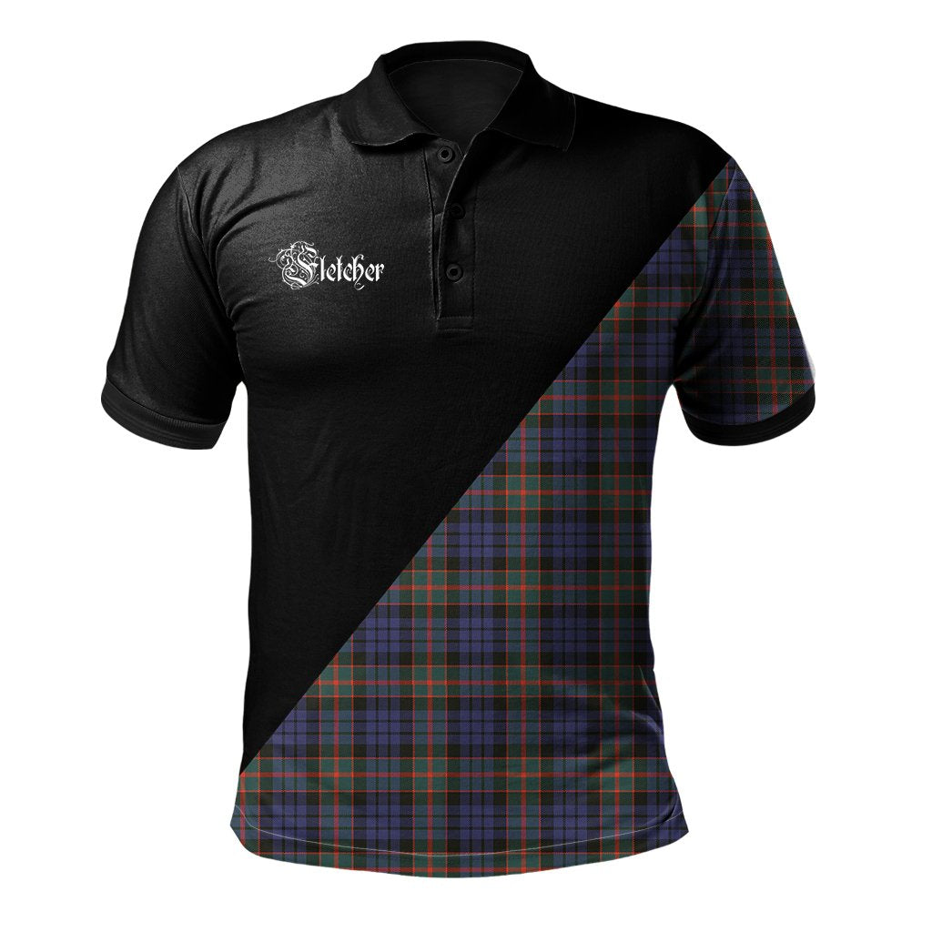 Clan Fletcher of Dunans Clan - Military Polo Shirt XZ11 Fletcher of Dunans Tartan Tartan Polo   