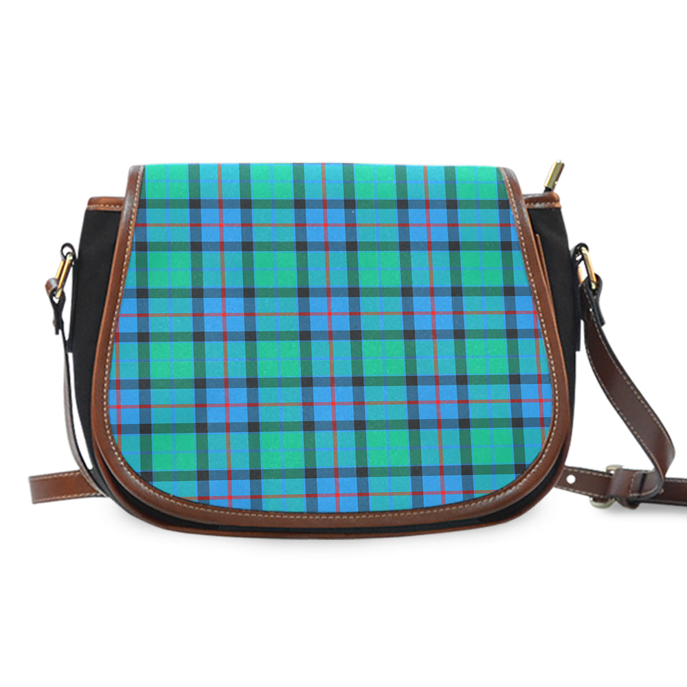 Clan Flower Of Scotland Tartan Saddle Handbags DX86 Clan Flower Of Scotland Tartan Today   