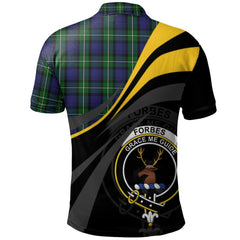 Clan Forbes Tartan Polo Shirt - Royal Coat Of Arms Style VI39 Forbes Tartan Tartan Polo   