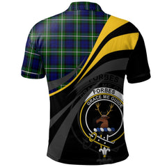 Clan Forbes Modern Tartan Polo Shirt - Royal Coat Of Arms Style UJ53 Forbes Modern Tartan Tartan Polo   