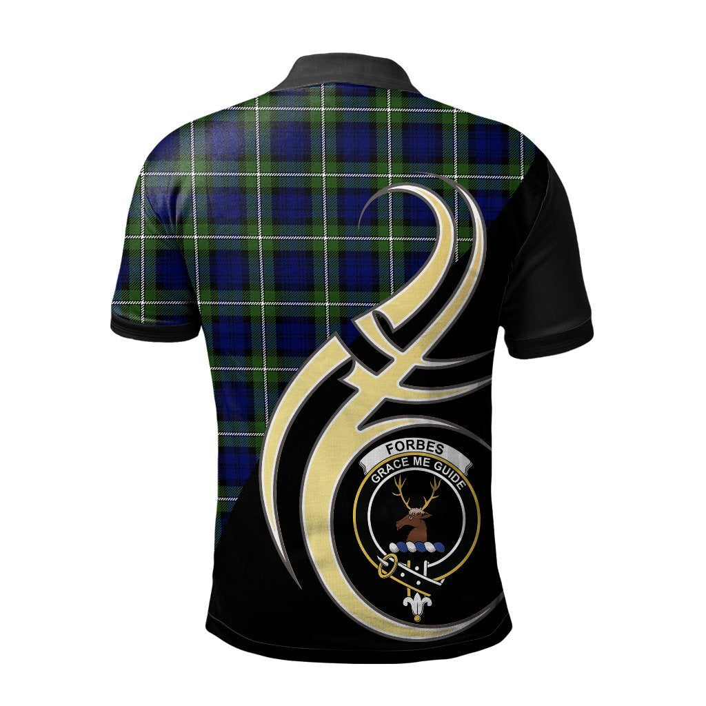 Clan Forbes Modern Tartan Polo Shirt - Believe In Me Style VK14 Forbes Modern Tartan Tartan Polo   