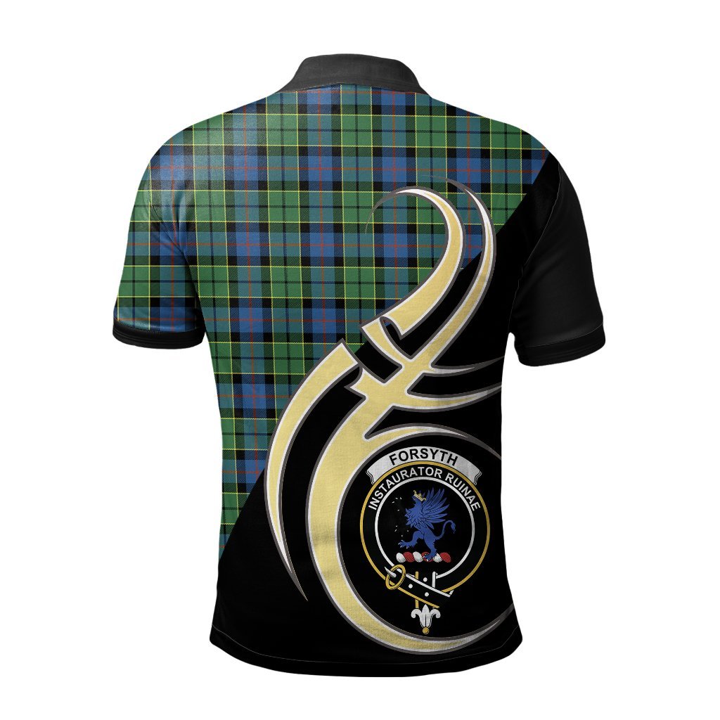 Clan Forsyth Ancient Tartan Polo Shirt - Believe In Me Style CI34 Forsyth Ancient Tartan Tartan Polo   