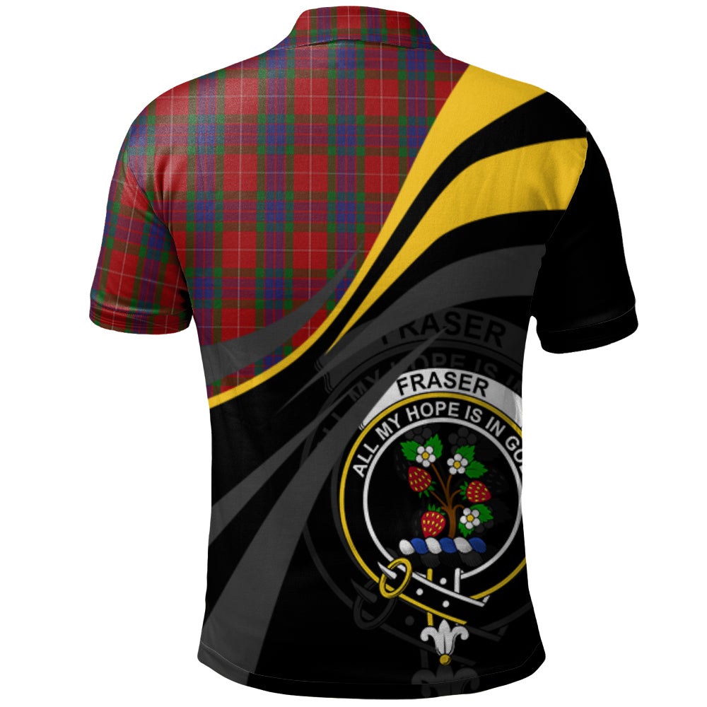 Clan Fraser 01 Tartan Polo Shirt - Royal Coat Of Arms Style EG25 Fraser 01 Tartan Tartan Polo   