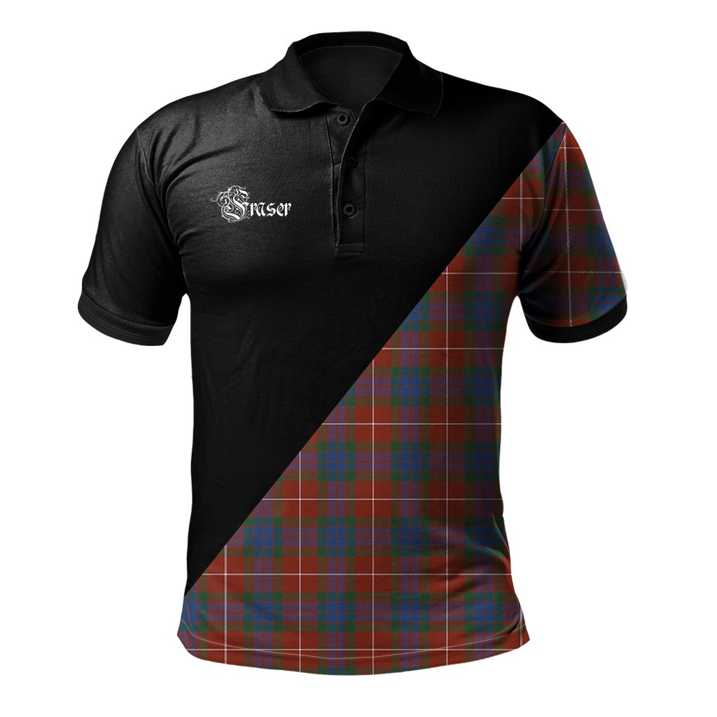 Clan Fraser Ancient Clan - Military Polo Shirt FI94 Fraser Ancient Tartan Tartan Polo   