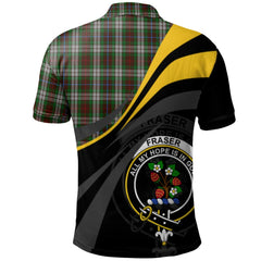 Clan Fraser Hunting Dress Tartan Polo Shirt - Royal Coat Of Arms Style GX14 Fraser Hunting Dress Tartan Tartan Polo   