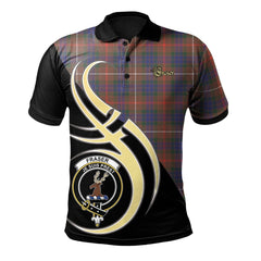 Clan Fraser Hunting Modern Tartan Polo Shirt - Believe In Me Style WI25 Fraser Hunting Modern Tartan Tartan Polo   