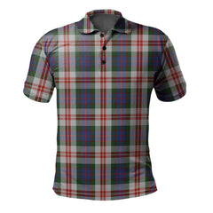 Clan Fraser Red Dress Tartan Polo Shirt DH94 Fraser Red Dress Tartan Tartan Polo   