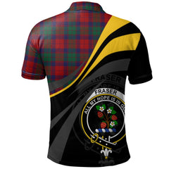 Clan Fraser of Altyre Tartan Polo Shirt - Royal Coat Of Arms Style TG81 Fraser of Altyre Tartan Tartan Polo   