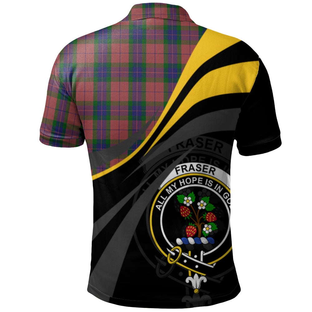 Clan Fraser of Boblainy Hugh Tartan Polo Shirt - Royal Coat Of Arms Style XC36 Fraser of Boblainy Hugh Tartan Tartan Polo   