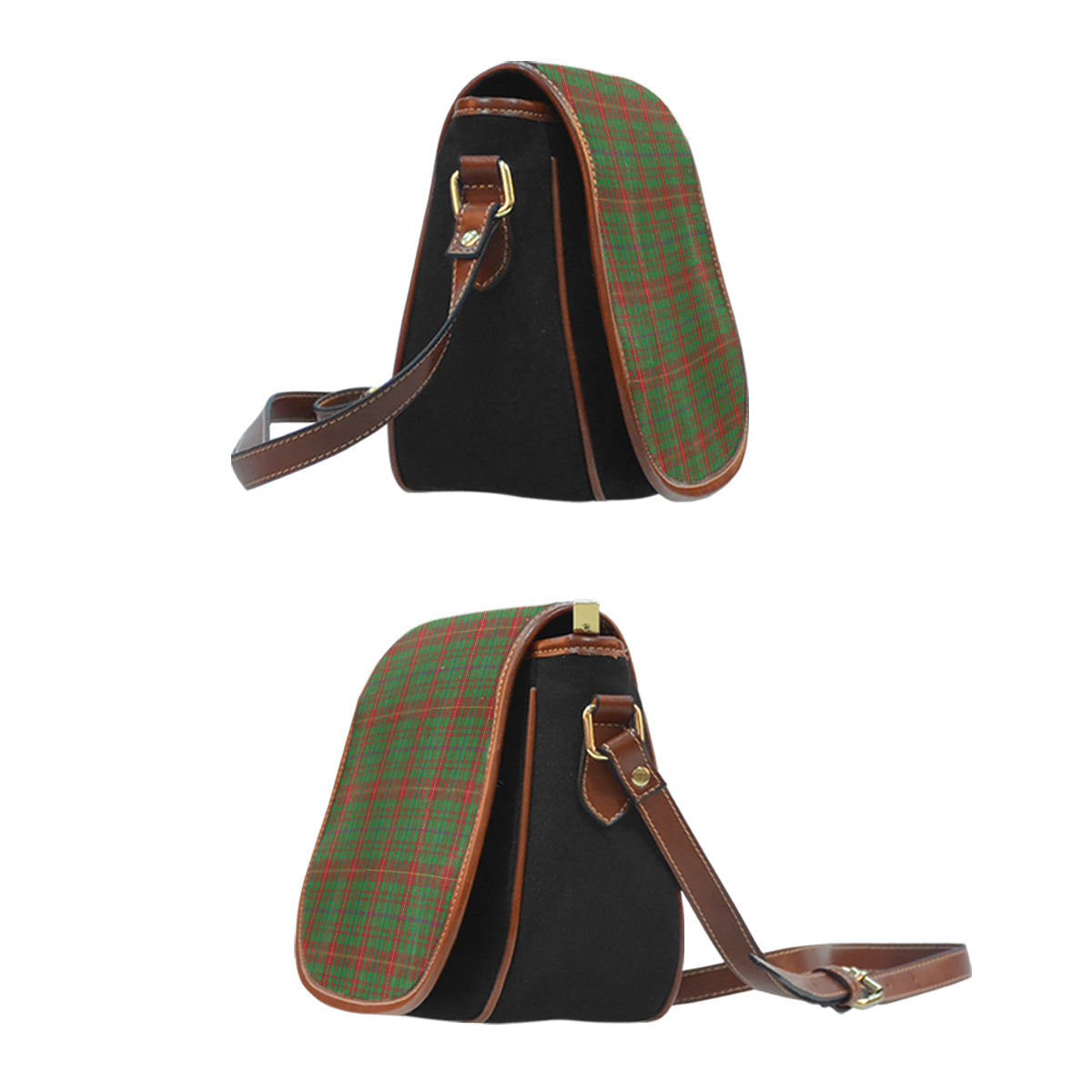 Clan Fulton 02 Tartan Saddle Handbags GF66 Clan Fulton Tartan Today   