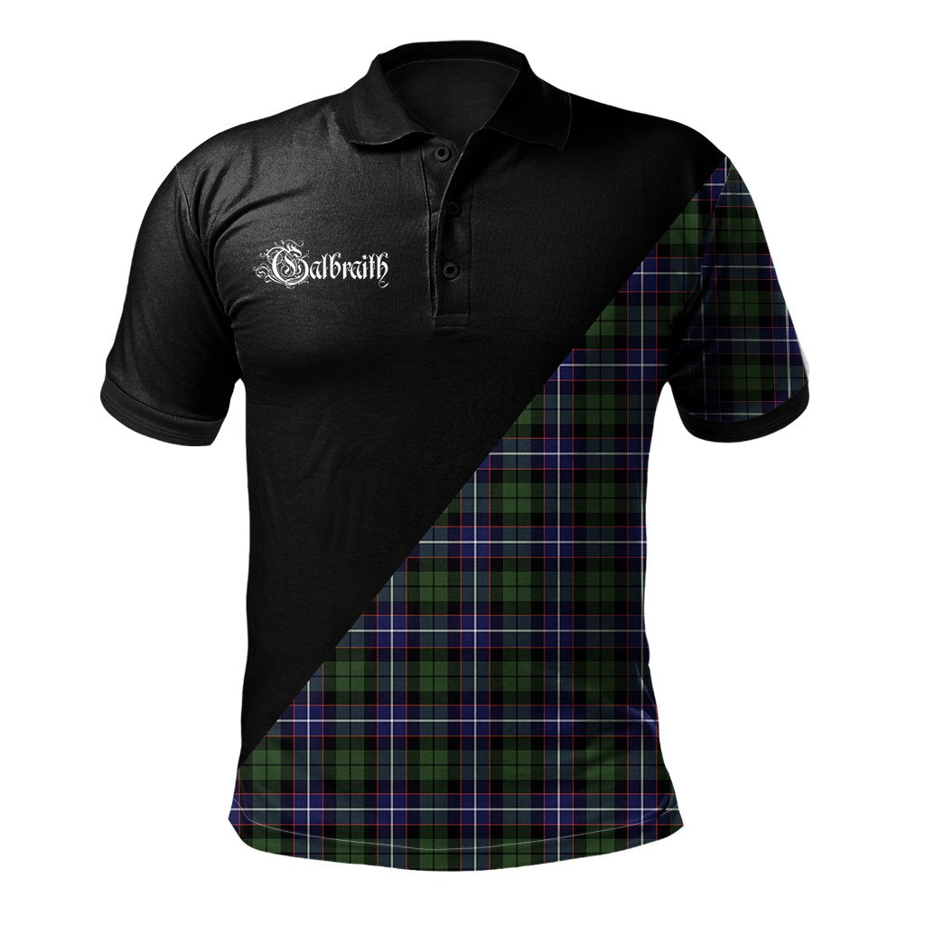 Clan Galbraith Modern Clan - Military Polo Shirt NV43 Galbraith Modern Tartan Tartan Polo   