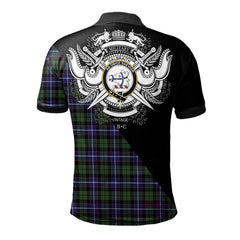 Clan Galbraith Modern Clan - Military Polo Shirt NV43 Galbraith Modern Tartan Tartan Polo   