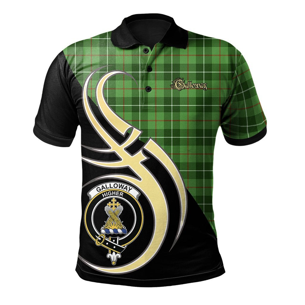 Clan Galloway Tartan Polo Shirt - Believe In Me Style EN66 Galloway Tartan Tartan Polo   