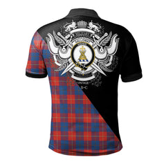 Clan Galloway Red Clan - Military Polo Shirt LR86 Galloway Red Tartan Tartan Polo   