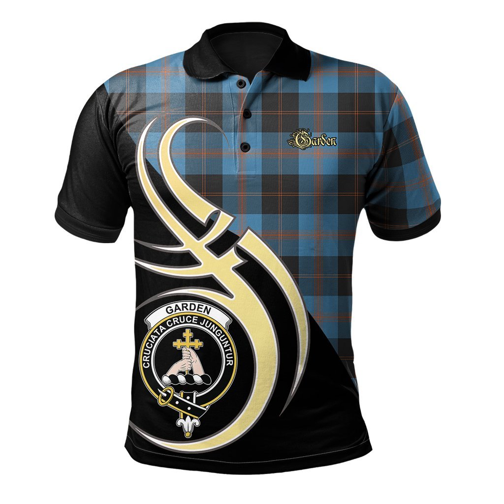 Clan Garden Tartan Polo Shirt - Believe In Me Style YQ90 Garden Tartan Tartan Polo   