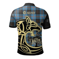 Clan Garden Tartan Polo Shirt Viking Wolf LX31 Garden Tartan Tartan Polo   