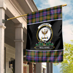 Clan Carnegie Ancient Tartan Crest Garden Flag  - Welcome  OI76 Clan Carnegie Tartan Today   