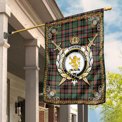 Clan Cumming Hunting Ancient Tartan Crest Garden Flag  - Celtic Thistle  CV73 Clan Cumming Tartan Today   