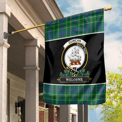 Clan Clan Duncan Ancient Tartan Crest Garden Flag  - Welcome  RZ53 Clan Duncan Tartan Today   