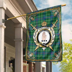 Clan Duncanson Tartan Crest Garden Flag  - Celtic Thistle  DT79 Clan Duncan Tartan Today   