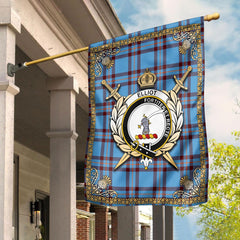 Clan Elliot Ancient Tartan Crest Garden Flag  - Celtic Thistle  TT26 Clan Elliot Tartan Today   