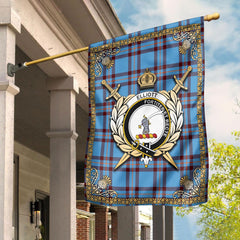 Clan Elliott Ancient Tartan Crest Garden Flag  - Celtic Thistle  AI37 Clan Elliot Tartan Today   