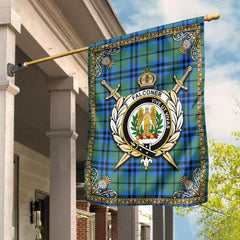 Clan Falconer Tartan Crest Garden Flag  - Celtic Thistle  SX22 Clan Falconer Tartan Today   