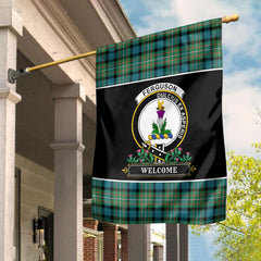 Clan Ferguson Ancient Tartan Crest Garden Flag  - Welcome  ZQ34 Clan Garden Tartan Today   