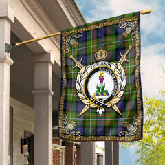 Clan Ferguson Tartan Crest Garden Flag  - Celtic Thistle  TP37 Clan Garden Tartan Today   