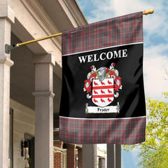 Clan Frater Tartan Crest Black Garden Flag XK90 Clan Garden Tartan Today   