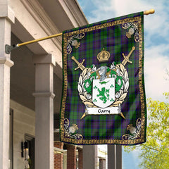 Clan Gary Tartan Crest Garden Flag  - Celtic Thistle  FT23 Clan Garden Tartan Today   