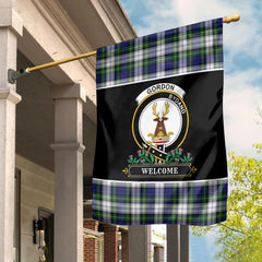 Clan Gordon Dress Modern Tartan Crest Garden Flag  - Welcome  YW25 Clan Gordon Tartan Today   