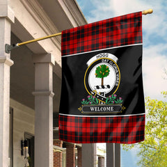 Clan Hogg Tartan Crest Garden Flag  - Welcome  NQ34 Clan Hogg Tartan Today   
