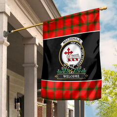 Clan MacDonald of Sleat Tartan Crest Garden Flag  - Welcome  WH50 Clan MacDonald of Sleat Tartan Today   