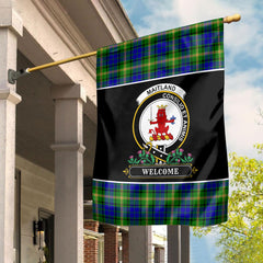 Clan Maitland Tartan Crest Garden Flag  - Welcome  PP93 Clan Maitland Tartan Today   