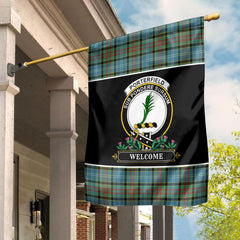 Clan Clan Porterfield Tartan Crest Garden Flag  - Welcome  VV34 Clan Garden Tartan Today   