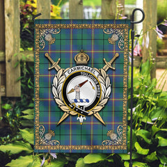 Clan Carmichael Ancient Tartan Crest Garden Flag  - Celtic Thistle  FP66 Clan Carmichael Tartan Today   