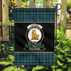 Clan Carter Tartan Crest Garden Flag  - Welcome  KH82 Clan Hall Tartan Today   