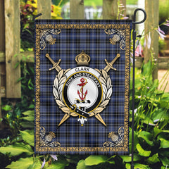 Clan Clark Modern Tartan Crest Garden Flag  - Celtic Thistle  XM44 Clan Clark Tartan Today   