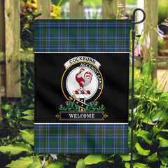 Clan Cockburn Ancient Tartan Crest Garden Flag  - Welcome  HQ83 Clan Cockburn Tartan Today   