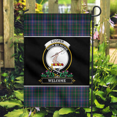 Clan Cooper Tartan Crest Garden Flag  - Welcome  KT10 Clan Cooper Tartan Today   