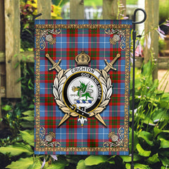 Clan Crichton Tartan Crest Garden Flag  - Celtic Thistle  HL52 Clan Crichton Tartan Today   