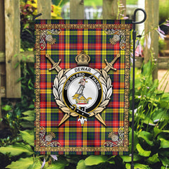 Clan Dewar Tartan Crest Garden Flag  - Celtic Thistle  DX54 Clan Dewar Tartan Today   