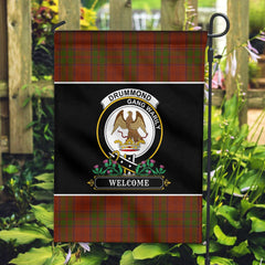 Clan Drummond Tartan Crest Garden Flag  - Welcome  YC27 Clan Drummond Tartan Today   