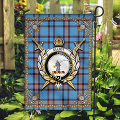 Clan Elliot Ancient Tartan Crest Garden Flag  - Celtic Thistle  TT26 Clan Elliot Tartan Today   