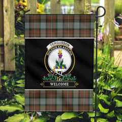 Clan Fergusson Weathered Tartan Crest Garden Flag  - Welcome  QQ52 Clan Fergusson Tartan Today   